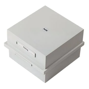 Boîte pour 900 fiches A5 paysage - Gris lumière - The Admin : HELIT