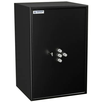 HARTMANN Coffre-fort de sécurité HT70 - Serrure à clés et tubes compteurs