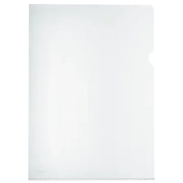 Lot de 100 Pochettes à coins A4 - PP 0,11 - Transparent : HERLITZ Visuel