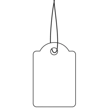 HERMA : Lot de 1000 étiquettes à trou et ficelle 6948  - 32 x 50 mm