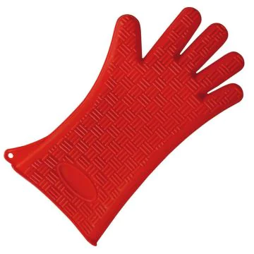 Photo Gant de protection thermique en silicone - Rouge HYGOSTAR Heatblocker