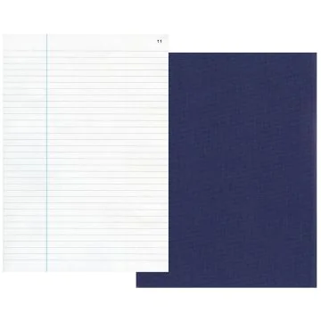 Photo Registre A4 avec marge - 200 pages lignées numérotées ELVE