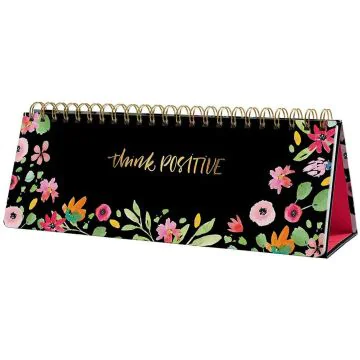 Calendrier de table perpétuel - Semainier - Flower Love : SIGEL Jolie image