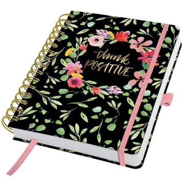 Agenda à spirale - Flower Love - Journalier : SIGEL BuJo Jolie image