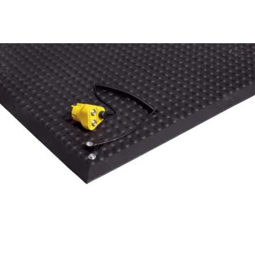 Photo Tapis de travail Yoga Ergonomie ESD - Noir - 950 x 1.250 mm 17073