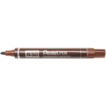 PENTEL : Marqueur permanent N50 - Marron - N50-EE Image
