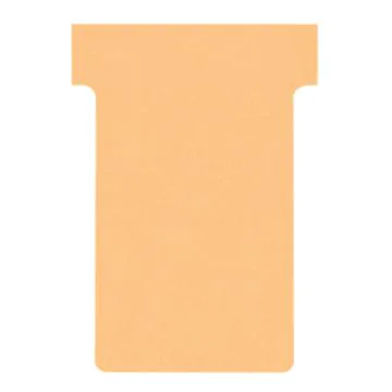 Fiches T - Indice 2 / 60 mm - Beige : NOBO Lot de 100 visuel