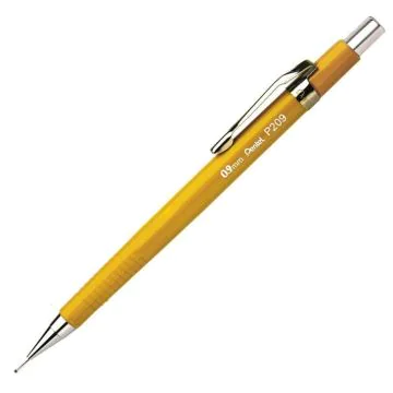 Photo Porte-mines - 0,9 mm - Jaune : PENTEL Série P209 (P209-G)