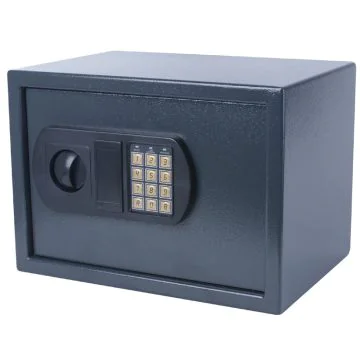 Mini Coffre-fort Serrure à code - 15,7 L - Gris foncé PAVO