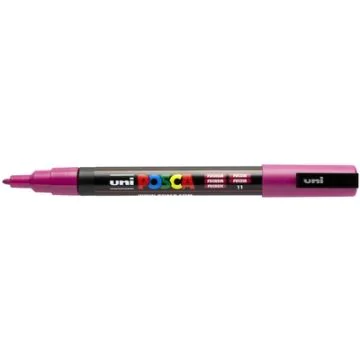 Marqueur peinture Posca PC 3M - Fuchsia : UNI-BALL photo