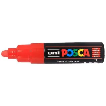 Marqueur peinture Posca PC7M - Rouge : UNI-BALL Image