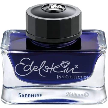 Photo PELIKAN Edelstein : Encre de chine haute qualité - 50 ml - Bleu 339390