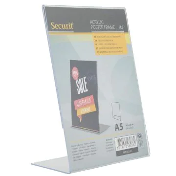 Présentoir de table incliné A5 - 148 x 210 mm SECURIT Image