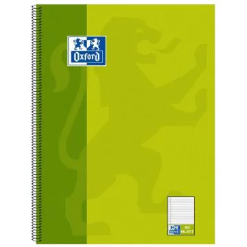 Photo OXFORD : Cahier à spirale - 160 pages lignées A4+ 100050357