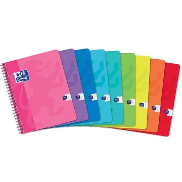 Photo Cahier à spirale - 100 pages - 170 x 220 mm : OXFORD