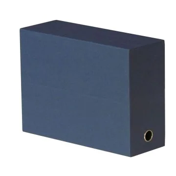 Photo Boîte de classement - Dos 90 mm - Bleu foncé : ELBA 100725567