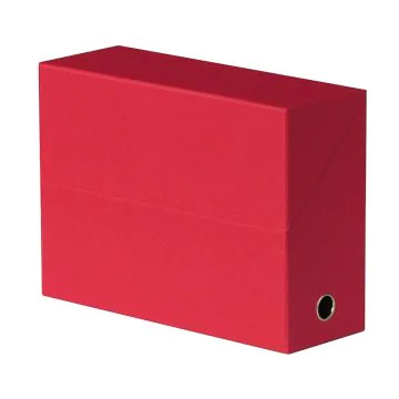 Photo Boîte de classement - Dos 120 mm - Rouge ELBA 100725581