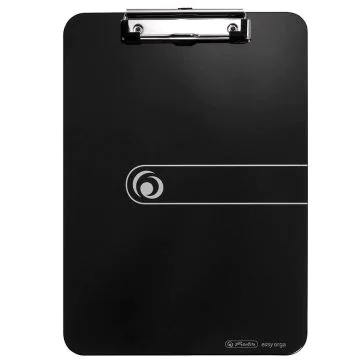 Photo Porte-bloc en plastique opaque - Noir - Format A4 : HERLITZ 11205663