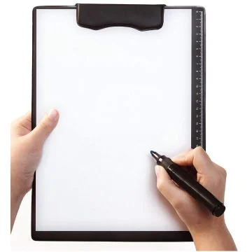 Photo Porte-bloc magnétique - 225 x 318 mm - Noir : MAGNETOPLAN 1131512