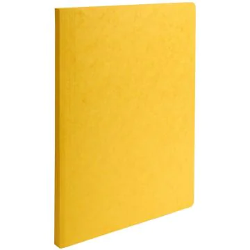Photo Chemise à dos rainé pour Dossier A4 - Jaune EXACOMPTA Lustro Carte Image