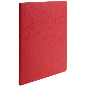 Photo Chemise à dos rainé pour Dossier A4 - Rouge EXACOMPTA Lustro Carte Image
