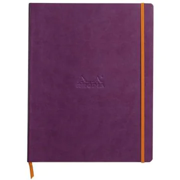 Photo RHODIA : Carnet ligné RHODIARAMA A4 Violet 117710C