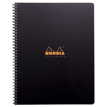 Photo Cahier à spirale - 160 pages quadrillées - 225 x 297 mm RHODIA Note Book