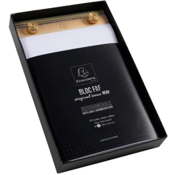 Photo Bloc-notes FAF n° 3 avec recharge - Feuilles avec points EXACOMPTA