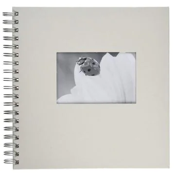 Photo PAGNA 12156-02 : Album photos à spirales Passe partout - Blanc - 240 x 250 mm