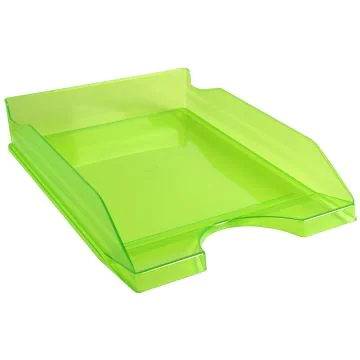 Photo Corbeille à courrier Ecotray - Vert Pomme Translucide EXACOMPTA Linicolor Image