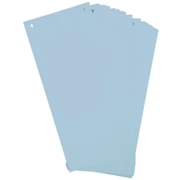 Photo Intercalaires bristol - 240 x 105 mm - Bleu EXACOMPTA Image