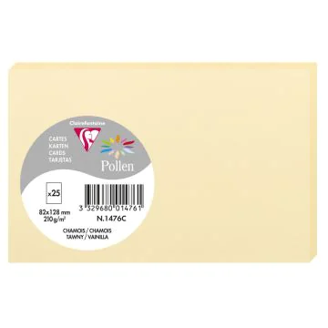 Photo Carte en papier POLLEN 82 x 128 mm - Chamois 1476C 