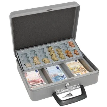 Photo WEDO : Coffret - Caisse à monnaie  - Gris 149 658012