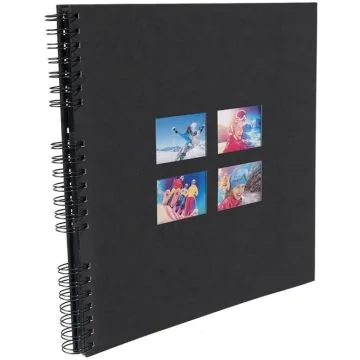 Photo Album photos à spirales - 320 x 320 mm - Noir EXACOMPTA Milano