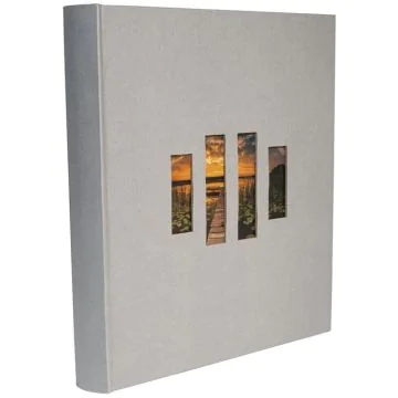 Photo Album photos livre - 290 x 320 mm - Gris EXACOMPTA Milano
