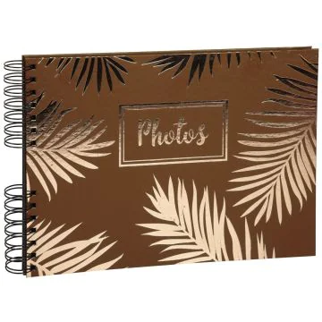 Photo Album photos à spirales - 320 x 220 mm - Or EXACOMPTA Palma Image