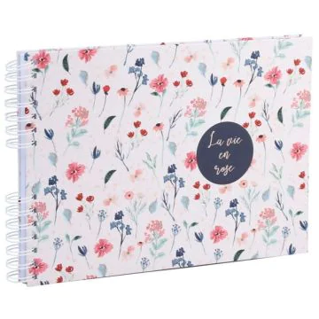 Photo Album photos à spirales - 320 x 220 mm EXACOMPTA La Vie en Rose