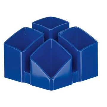 Photo Pot à crayons 4 compartiments - SCALA - Bleu : HAN 17450-14