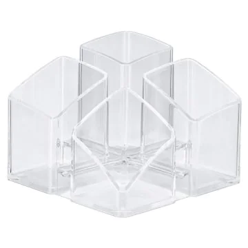 Photo Pot à crayons 4 compartiments - SCALA - Incolore : HAN 17450-23