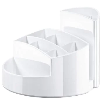 Photo Pot à crayons 9 compartiments RONDO - Blanc : HAN 17460-12