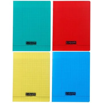 Photo Cahier Séyès 96 pages - 170 x 220 mm - Assortiment CALLIGRAPHE Polypro