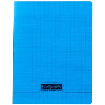 Photo Cahier Séyès 96 pages - 170 x 220 mm - Bleu CALLIGRAPHE Polypro