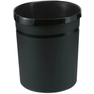 Photo Corbeille à papier 18 litres Noir HAN Grip 18190-13