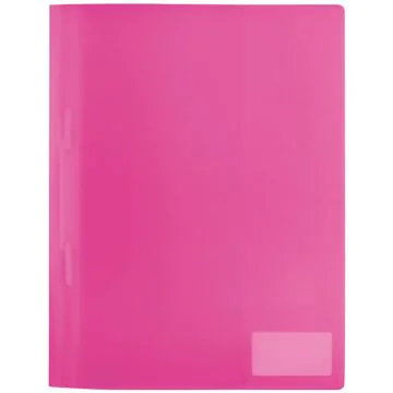 Photo Chemise à lamelles A4 en PP translucide - Rose Fuchsia HERMA