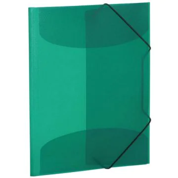 Photo Chemise à élastiques A3 en PP translucide - Vert foncé HERMA