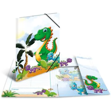 Photo Chemise à 3 rabats - Format A3 - Motifs Dinosaures HERMA Image