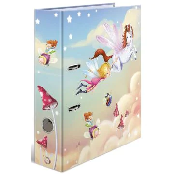 Photo Classeur à levier à motifs - Dos de 70 mm - Danse des fées HERMA Maternelle