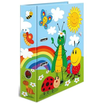 Photo Classeur à levier à motifs - Dos de 70 mm - Frieda et ses amis HERMA Maternelle