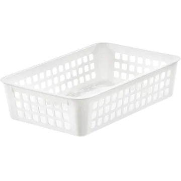 Photo Corbeille de rangement - 170 x 250 x 70 mm - Blanc SMARTSTORE Basket Recycled