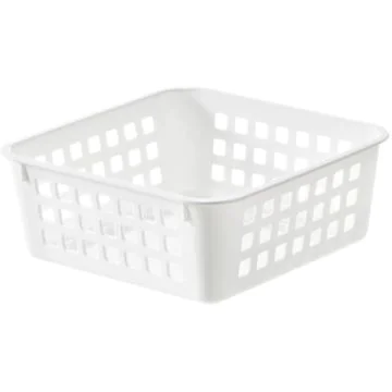 Photo Corbeille de rangement - 160 x 160 x 70 mm - Blanc SMARTSTORE Basket Recycled